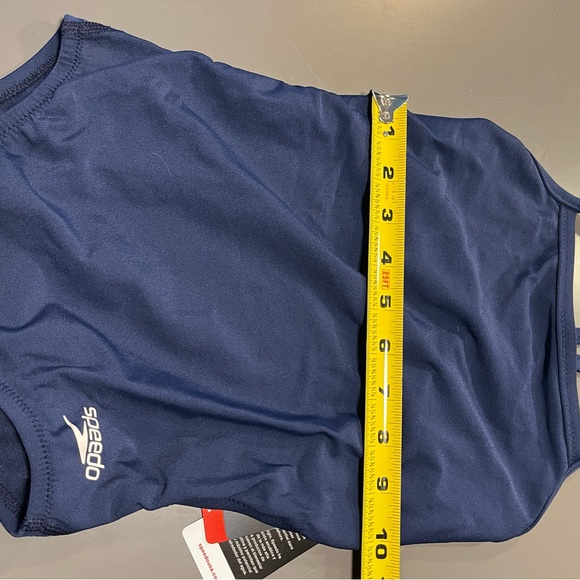 Speedo One Piece Swim Team Style - Navy - Picture 7 of 8